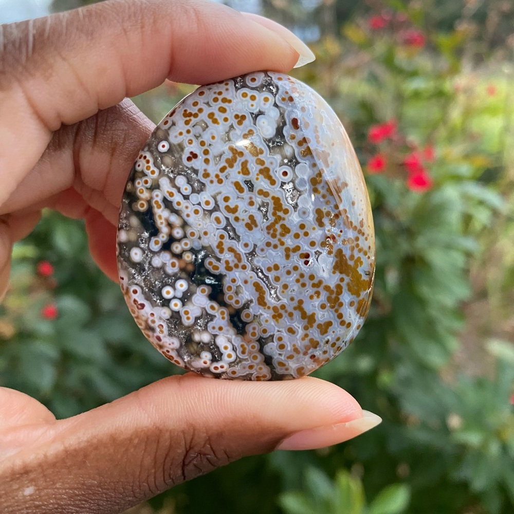 Ocean Jasper Palm Stone